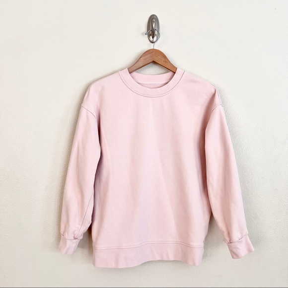 LULULEMON Perfectly Oversized Crew Sweatshirt in Feather Pink - Picture 7 of 12
